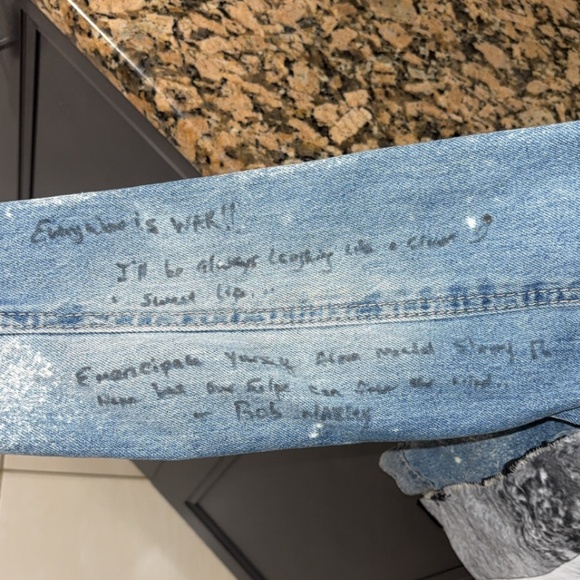 Custom Bob Marley Jean Jacket - Picture 6 of 6